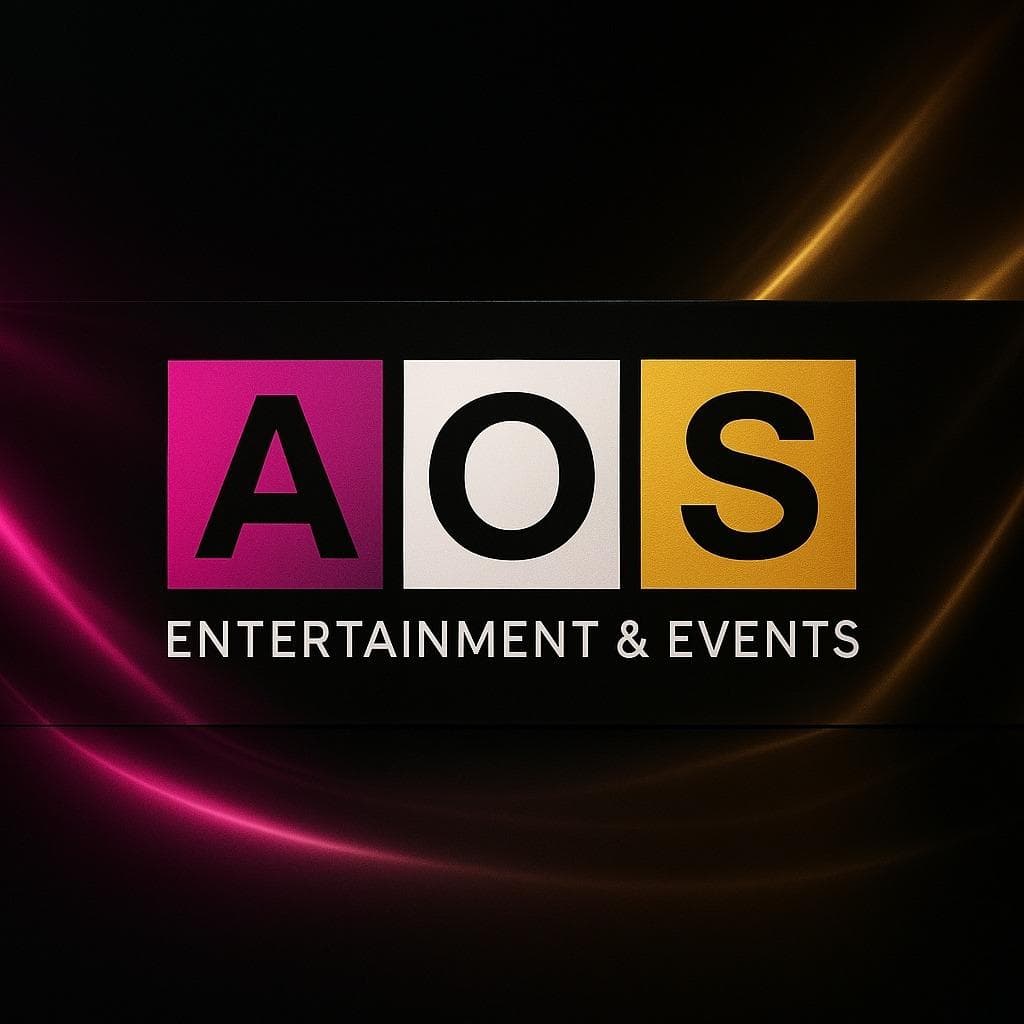 AOS Entertainment & Events brand banner