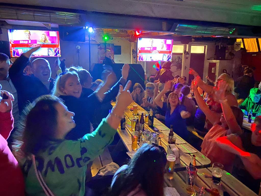 Party entertainment with guests and screens, Cork